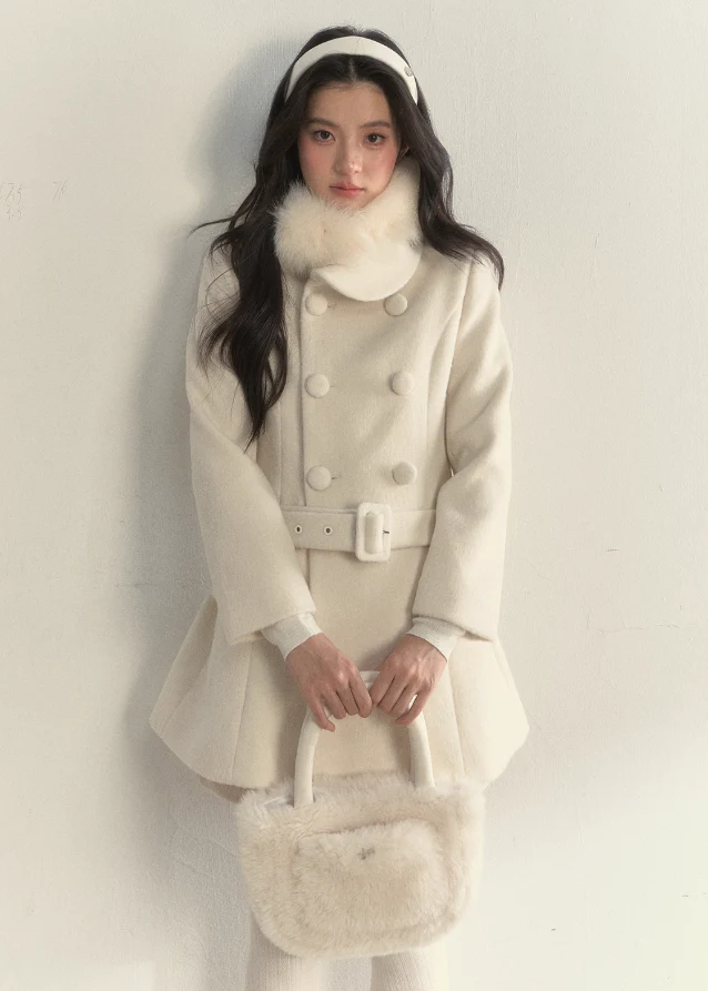 Winter Duchess Double-Breasted Coat
