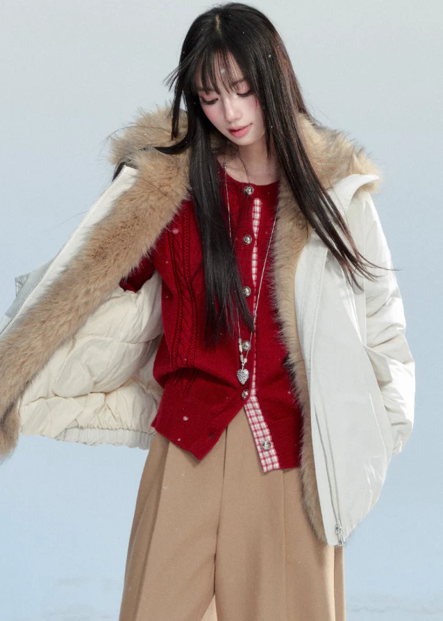 Winter Lueur Eco-Fur Coat - Image 6