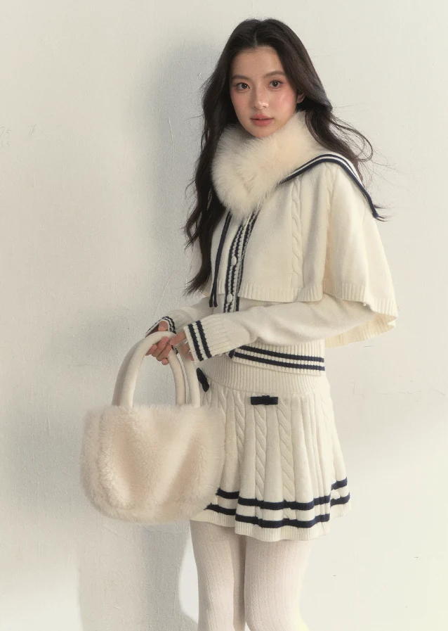 Winter Sailor Twist-Knit Outfit - Image 2