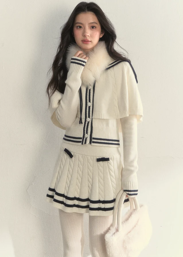 Winter Sailor Twist-Knit Outfit - Image 4