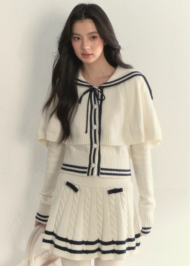 Winter Sailor Twist-Knit Outfit - Image 7