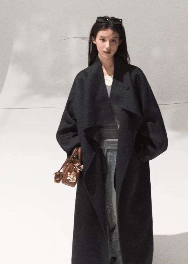 Winter Solace Wrap Coat - Image 3