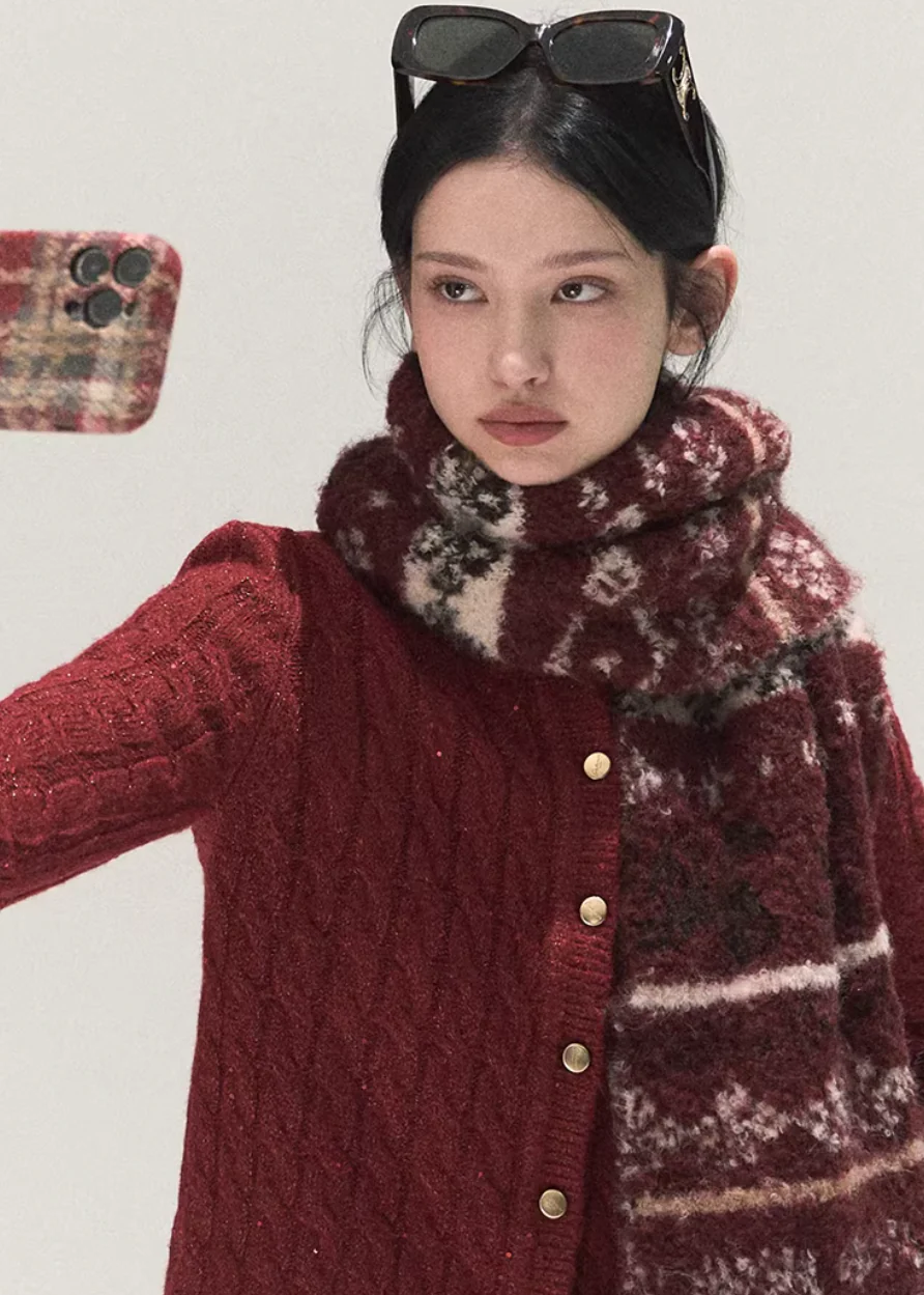 Wish Upon Winter Fair Isle Scarf - Image 7