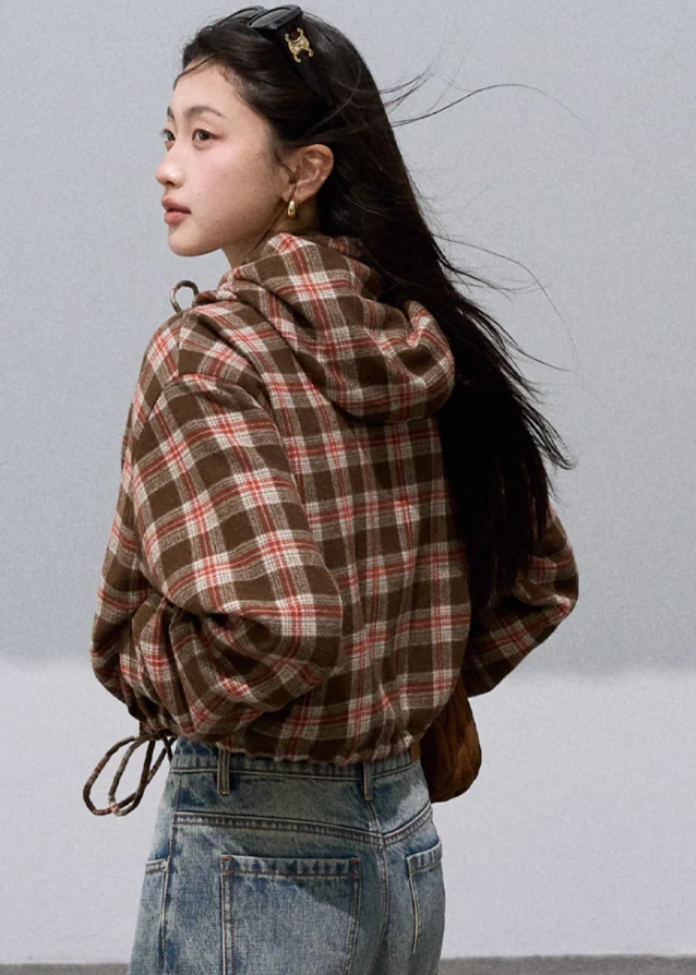 Wool Check Shirt Jacket - Image 3